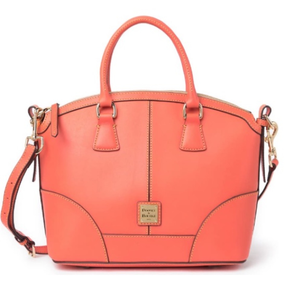 NWT Dooney and Burke Coral Domed Satchel